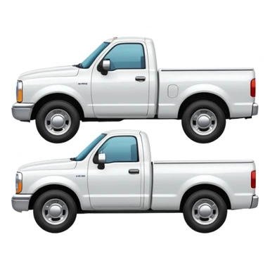 WHITE PICKUPTRUCK SIDE VIEW ELLISDON ON SIDE OF TRUCK sticker