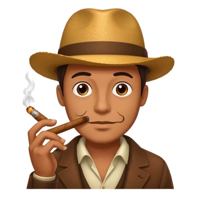 mafia boss cigar sticker