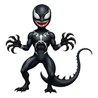 Venom-Toothless-fusion (full body) sticker