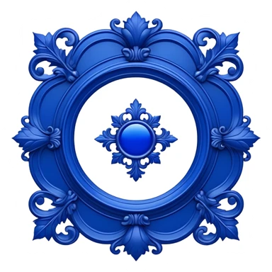 Royal Blue Aesthetic Scenery Decoration sticker