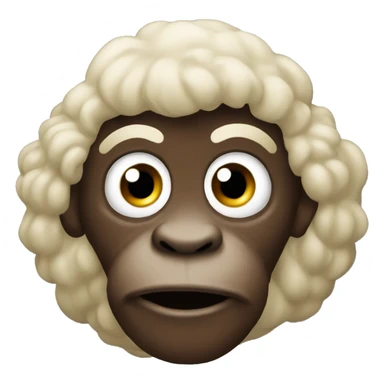 süsser affe sticker