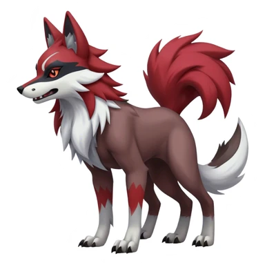 Zoroark-Lycanroc full body sticker