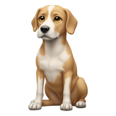 Canis Major constellation as a dog sticker