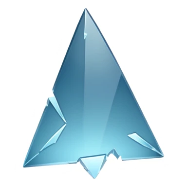 broken glass shard sticker