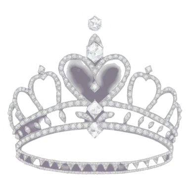 Dainty diamond princess tiara  ￼ sticker