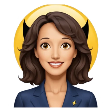 bat signal shining plus jennifer beals sticker
