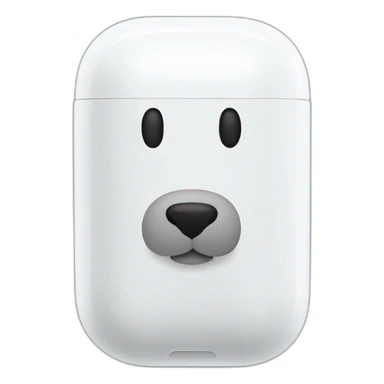 AirPods avec un chat dessus  sticker