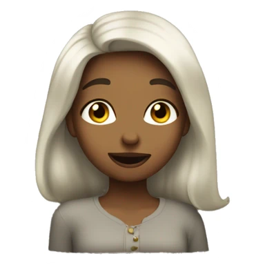 Fabulous girl saying duh sticker