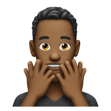 A person rubbing their hands together like they have an evil plan sticker