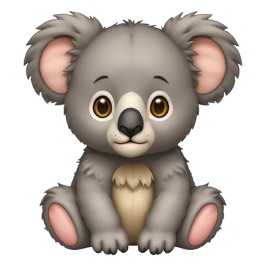Half koala bear and half lion baby 🐨🦁 sticker