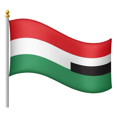 Arabic flag sticker