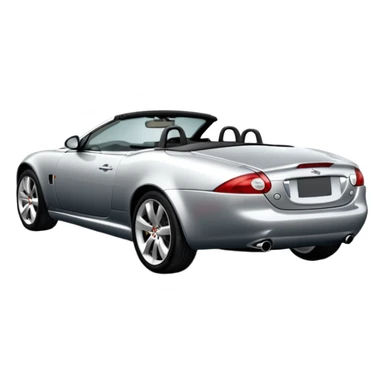 A 2007 jaguar xk from the side sticker