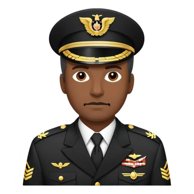 black  armed forces admiral in the armed forces sticker