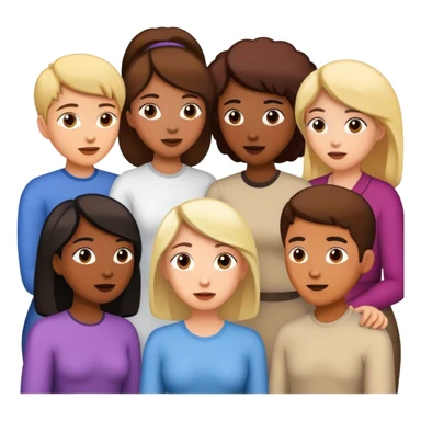 group discussion without table sticker