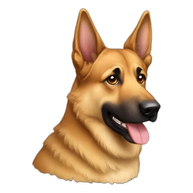 Berger allemand  sticker