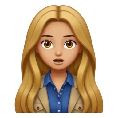 pretty long hair girl middle parted, amazed, good clothes, tanned, baddie, RELLY PREETY, BADDIE sticker