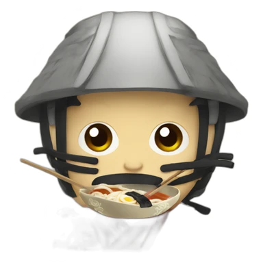 samurai-eat-ramen sticker