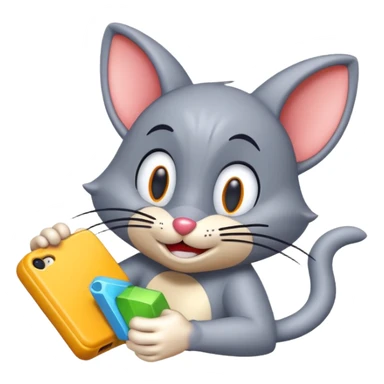 tom and jerry  game 3d icons sticker
