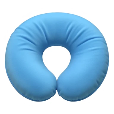 blue Travel Neck Pillow sticker