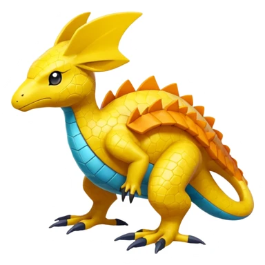 Heliolisk-Helioptile-Cyclizar-Pokémon, full body sticker