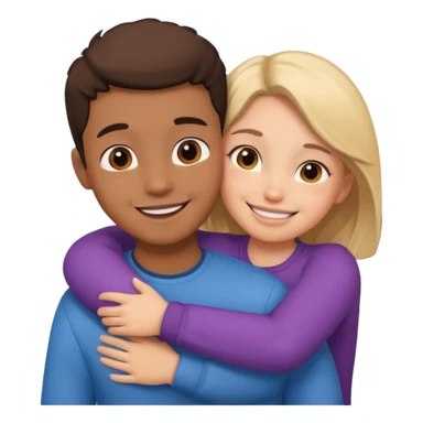 Love mod boy and girl sticker