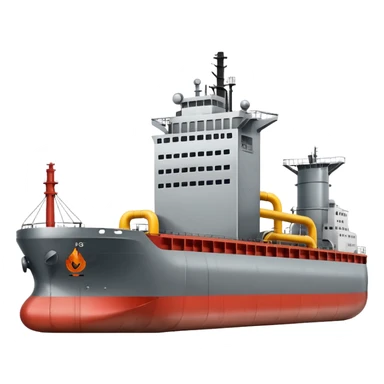 oil tanker side view sticker
