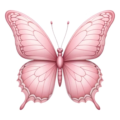 Pastel pink butterfly sticker