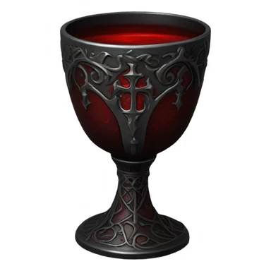 gothic chalice with blood sticker