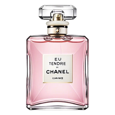 Chanel eau tendre round sticker