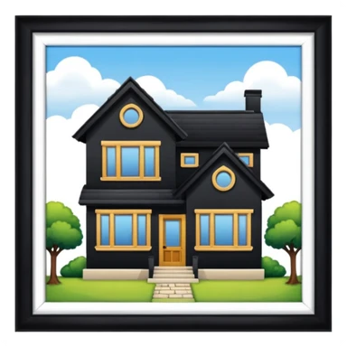 interior de una casa sticker