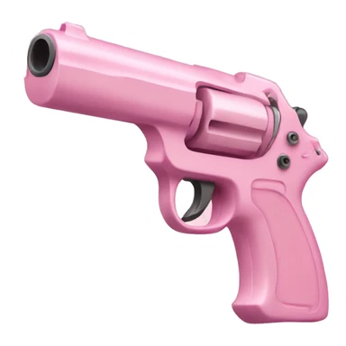 light pink gun  sticker