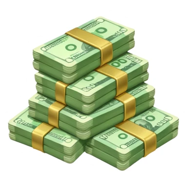 The money is Russian rubles sticker