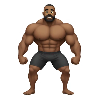 strong man go to do gym sticker