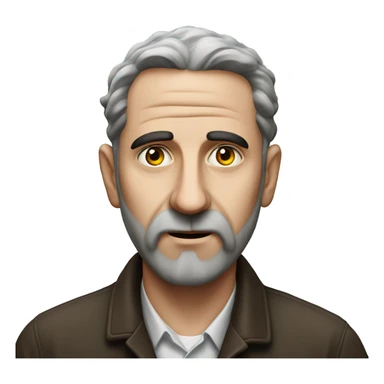 Jewish man photorealistic serious sticker