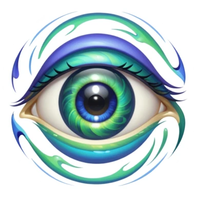  eyes spin multicolore 👁️+🌀+🟣🟢🟠🔵🔴🟡 sticker