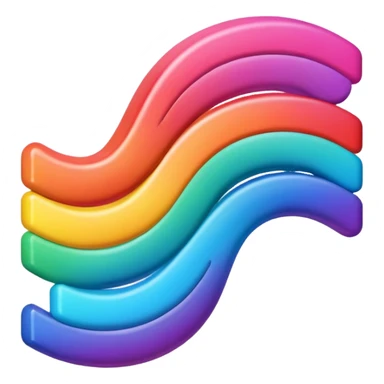 The word bestie in colorful colors  sticker