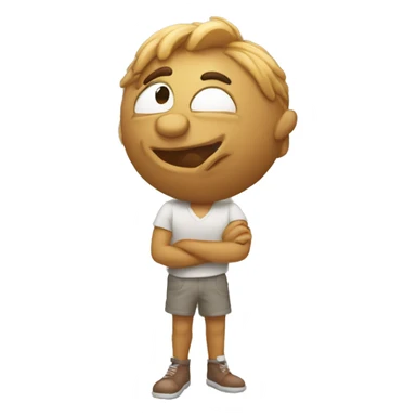 Coração batendo dizendo te amo sticker