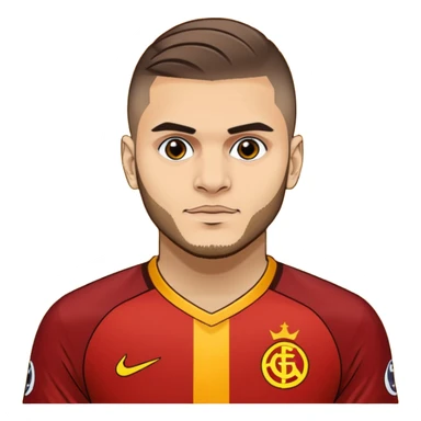 Mauro icardi Galatasaray formasıyla gol sevinci yapıyor sticker