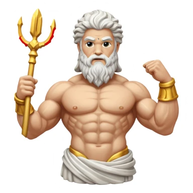 god zeus statue sticker
