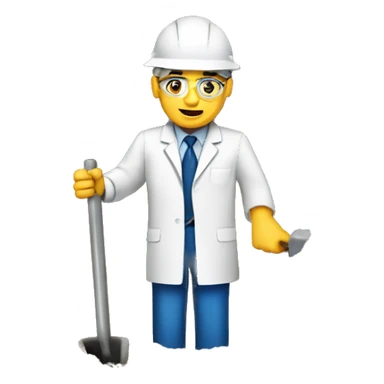 Healthcare ceo digging hole sticker