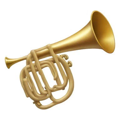 Ram's horn trumpet  sticker