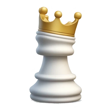 White King Chess Piece sticker