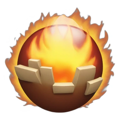 fire ball sticker