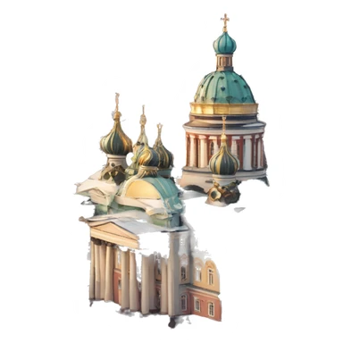 Saint-Petersburg city Russia sticker