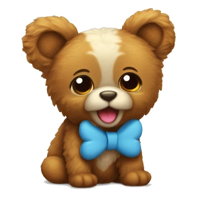 Nounours avec un nœud papillon  sticker