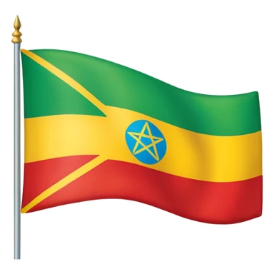 etiopien flag sticker
