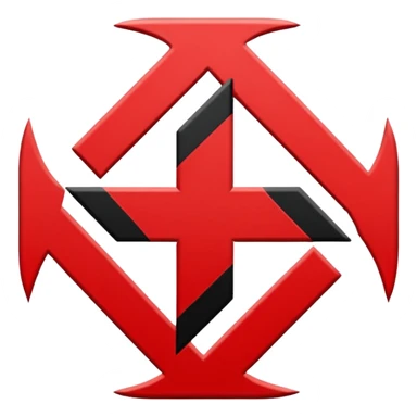 nazi swastika sticker