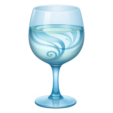 1 Baijiu cup with light blue wine sticker