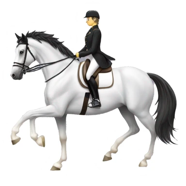 Dressage horse  sticker