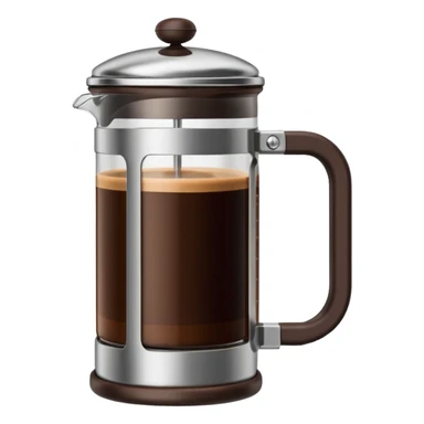 French Press sticker